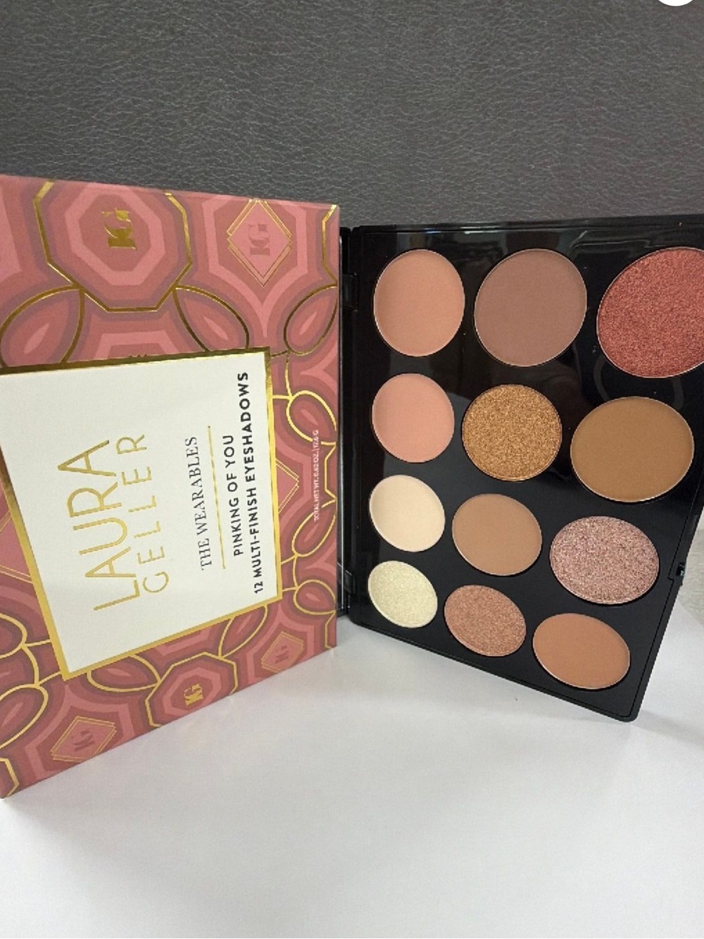 Laura Geller | Pinking of You | 12 Shade Multi-Finish Eyeshadows